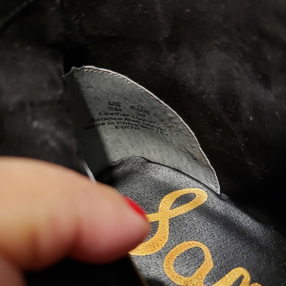 Sam Edelman "Edith" Suede Booties - sz 5M - Picture 7 of 10